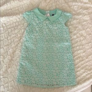 Cute mint toddler dress!